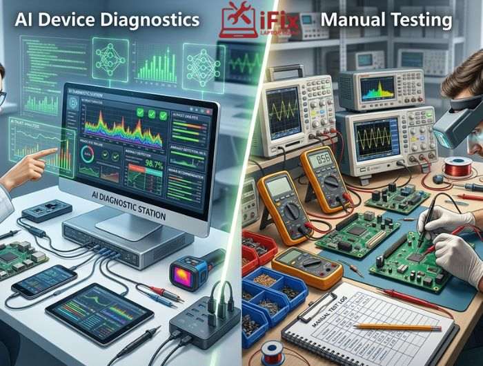AI Device Diagnostics vs Manual Testing