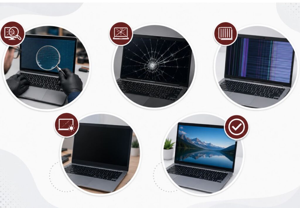 Common Laptop Screen Problems We Fix