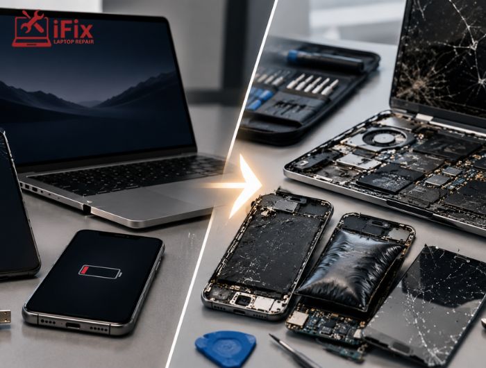 device repair warning signs