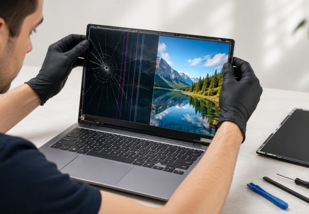 we repair all types of laptop screens