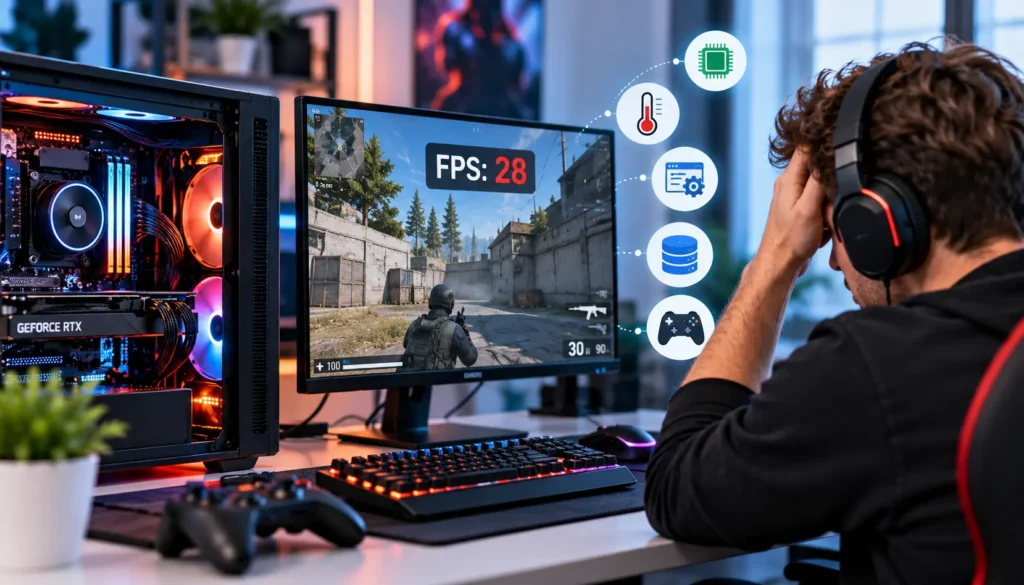 Troubleshooting a Low-FPS Gaming Setup
